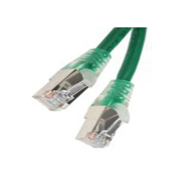 RS PRO,557-385,1 m Cat5e 以太网电缆, F/UTP屏蔽, 绿色 聚氯乙烯护套, RJ45 公转RJ45 公