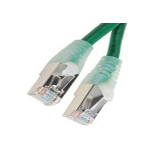 RS PRO,557-389,10 m Cat5e 以太网电缆, F/UTP屏蔽, 绿色 聚氯乙烯护套, RJ45 公转RJ45 公