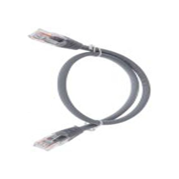 RS PRO,557-503,0.5 m Cat5e 以太网电缆, U/UTP屏蔽, 灰色 低烟，无卤护套, RJ45 公转RJ45 公