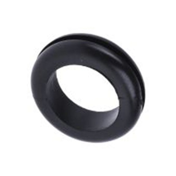RS PRO,605-649,电缆垫圈  黑色 聚氯乙烯 电缆垫圈, 16 mm最大电缆直径, 20 mm面板孔径