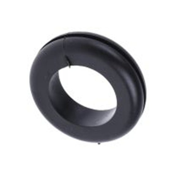 RS PRO,605-655,电缆垫圈  黑色 聚氯乙烯 电缆垫圈, 18.5 mm最大电缆直径, 25 mm面板孔径