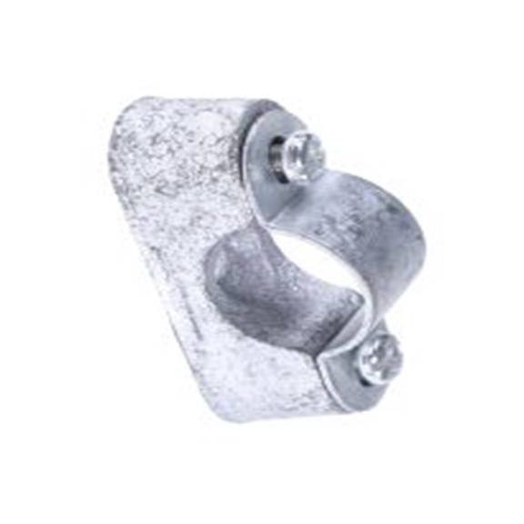 RS PRO,606-002,镀锌钢, 天然色, 最大捆束20 mm, 螺钉固定