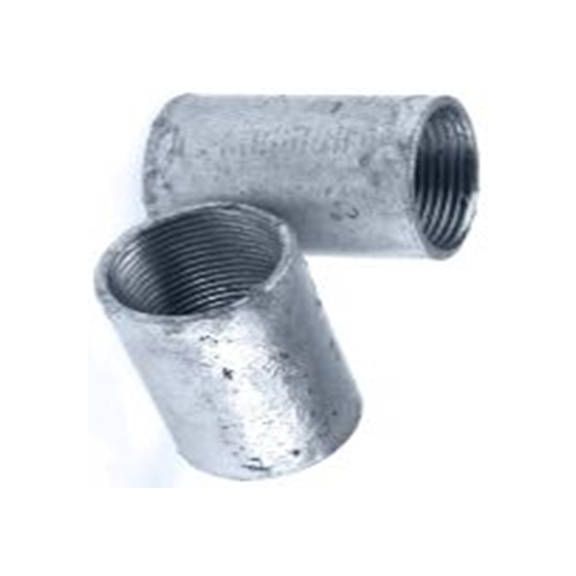 RS PRO,606-046,电缆导管 导管配件, M25螺纹, 钢制, 25 mm标称尺寸, 镀锌表面