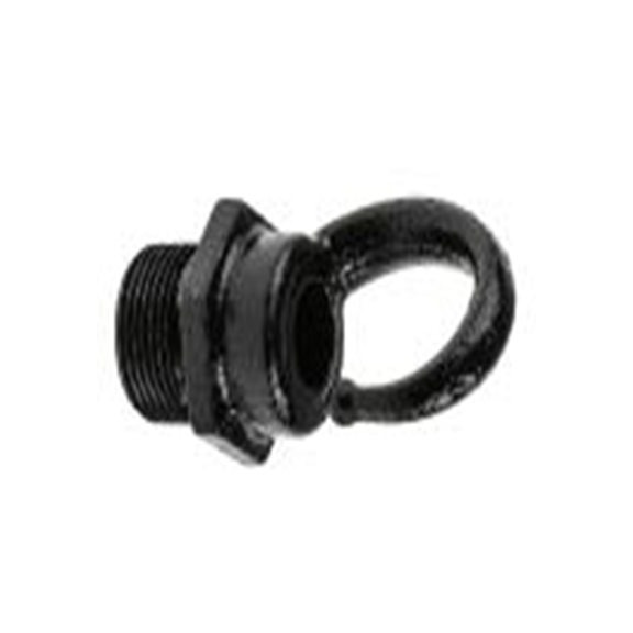 RS PRO,608-266,电缆导管 导管配件, M20螺纹, 钢制, 20 mm标称尺寸, 搪瓷表面, 黑色