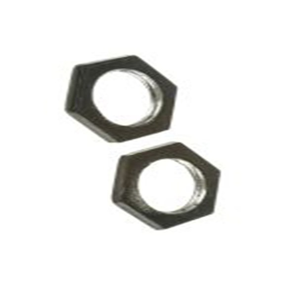 RS PRO,608-812,M20 锁紧螺母, 钢制, 黑色, BLN系列