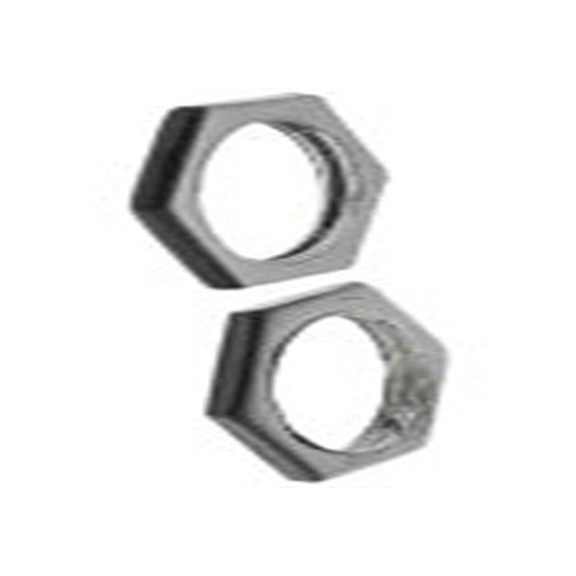 RS PRO,608-828,M25 锁紧螺母, 钢制, 黑色, BLN系列