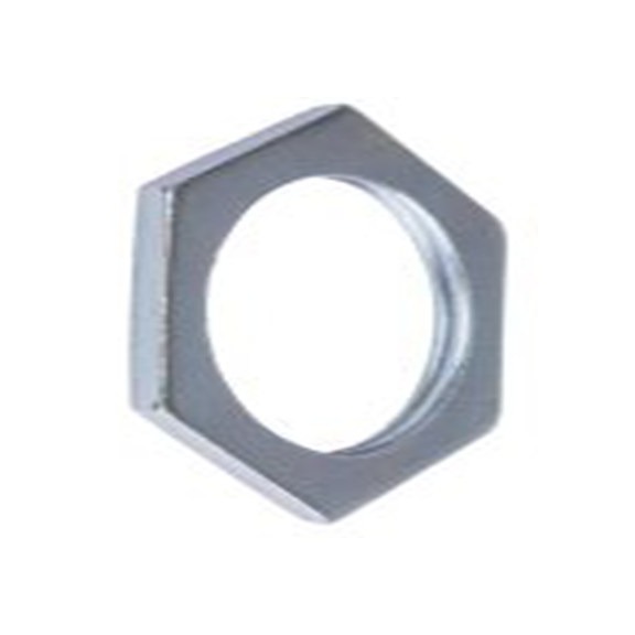 RS PRO,621-130,M32 锁紧螺母, 钢制, 银色