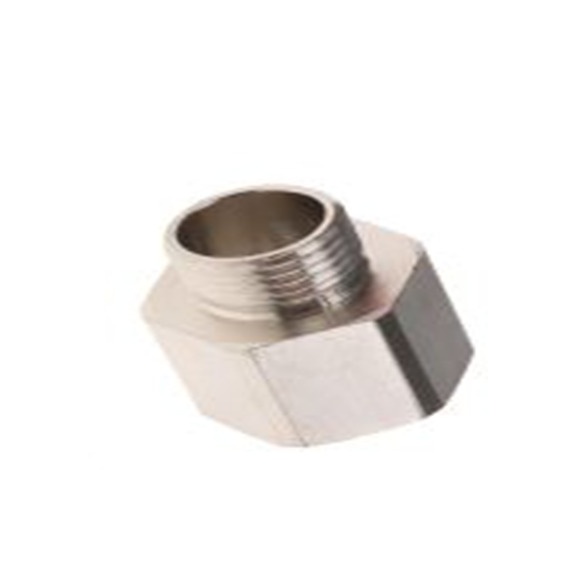 RS PRO,623-906,电缆导管 导管配件, PG9 to M20螺纹, 黄铜制, 9 mm标称尺寸, 镍表面, 银色, NPB系列