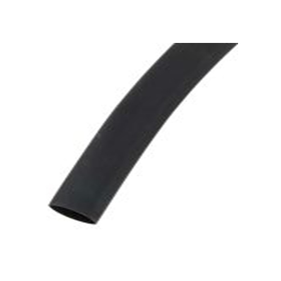 RS PRO,666-919,RS PRO 阻燃 聚烯烃 热缩管, 黑色, Φ12.7 mm, 10m长, 2:1收缩比, 6.4 mm收缩径