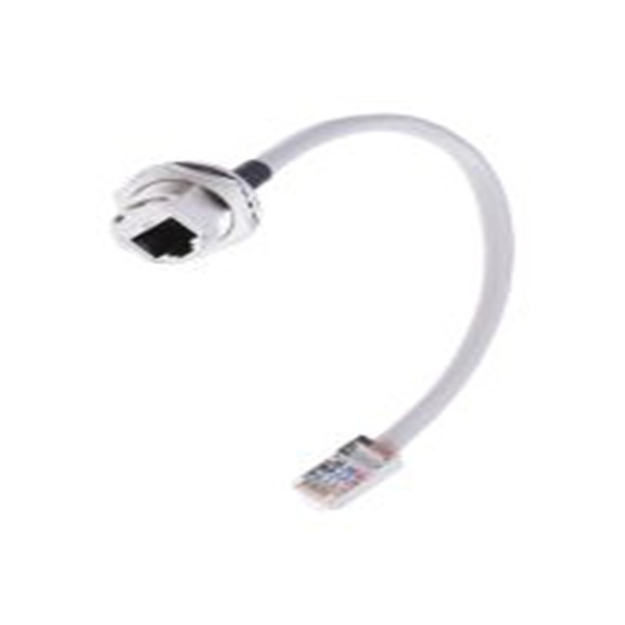 RS PRO,111-6740,200 mm Cat5e 以太网电缆, 屏蔽双绞线 (STP)屏蔽, 灰色 聚氯乙烯护套, RJ45 公转RJ45 母插