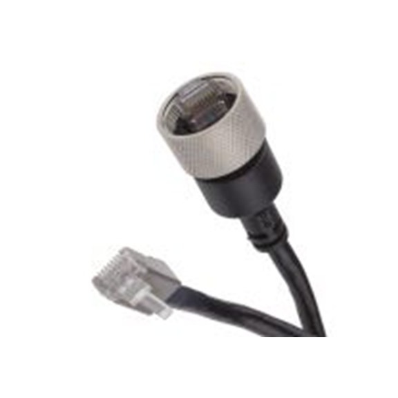 RS PRO,111-6741,2 m Cat5e 以太网电缆, 无屏蔽, 黑色 聚氯乙烯护套, 直向 公转直 公, GTC Sealed系列