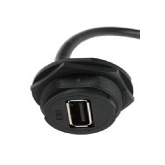 RS PRO,111-6748,RS PRO , USB A 型 母插转USB A 型 公, 200 mm长, USB 2.0, 黑色, GT111200系列