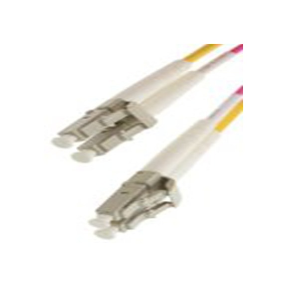 RS PRO,121-3907,OM4 单工和双工装配选项 光纤电缆, 10 m长, Φ900 μm线芯, 低烟，无卤 紫色, 浅绿色护套