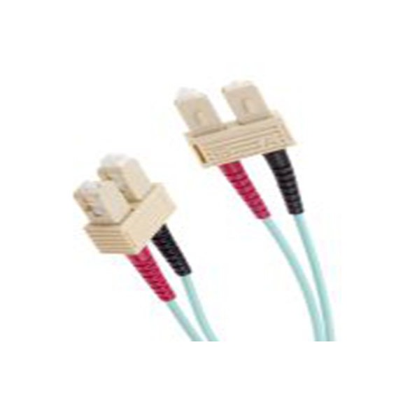 RS PRO,121-3914,OM3 单工和双工组件 光纤电缆, 2 m长, Φ900 μm线芯, 低烟，无卤 浅绿色, 紫色护套