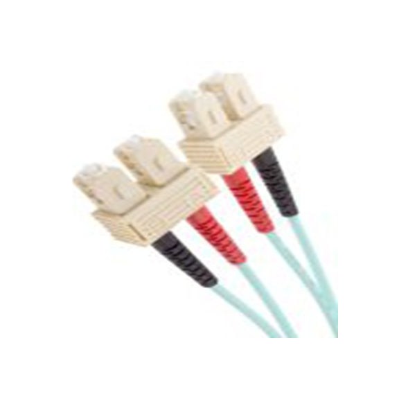 RS PRO,121-3916,OM3 多模 光纤电缆, 5 m长, Φ900 μm线芯, 低烟，无卤 浅绿色, 紫色护套