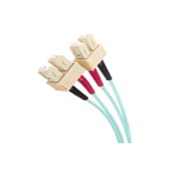 RS PRO,121-3930,OM4 单工/双工 光纤电缆, 3 m长, Φ900 μm线芯, 低烟，无卤 浅绿色, 紫色护套