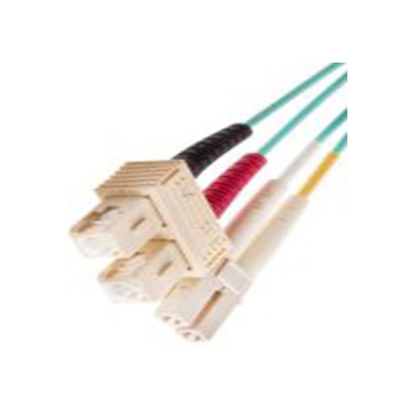 RS PRO,121-3939,OM4 多模 光纤电缆, 2 m长, Φ900 μm线芯, 低烟，无卤 蓝色护套