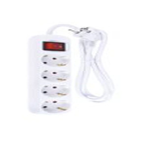 RS PRO,122-1090,RS PRO 白色插排, 额定电压250 V, 4个##Schuko插座, 电缆长1.5m