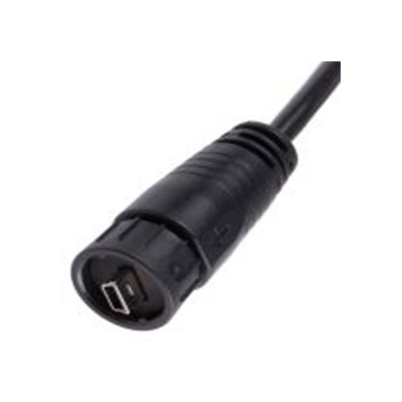 RS PRO,122-3019,RS PRO , 微型 USB B 型 公转USB A 型 公, 2 m长, USB 2.0, 黑色, GT114220系列