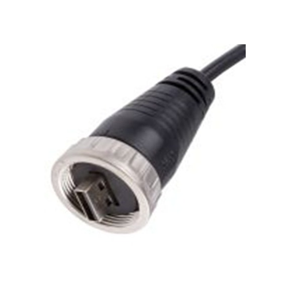 RS PRO,122-3023,RS PRO , USB A 型 公转USB A 型 公, 2.1 m长, USB 2.0, 黑色, GT211320系列