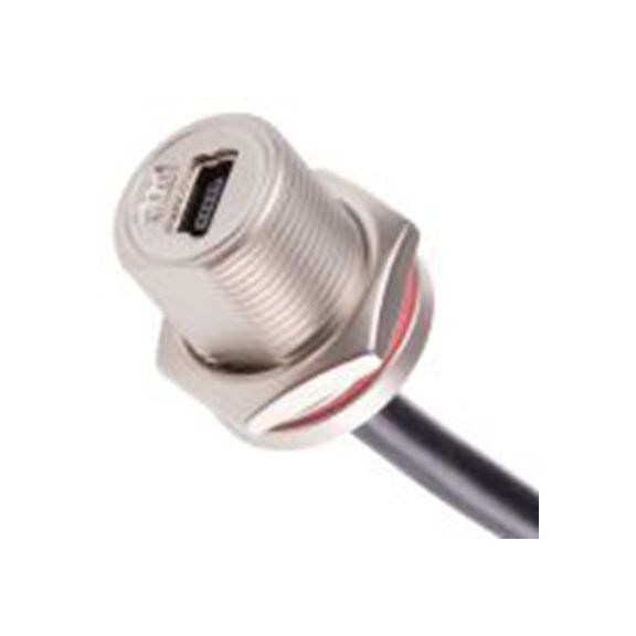 RS PRO,122-3025,RS PRO , 微型 USB B 型 公转微型 USB B 型 母插, 200 mm长, USB 2.0, 黑色, GT111220系列