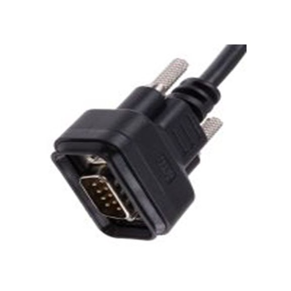 RS PRO,122-3040,RS PRO 串行电缆, D-Sub 9针 公转无端接 公, 2 m长, 黑色 聚氯乙烯护套, UL标准, GTC Sealed系列