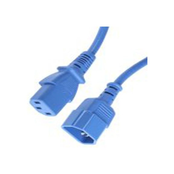 RS PRO,123-0937,5 m 电源线, 250 V, 直向转直 聚氯乙烯, 蓝色, 符合ENEC标准