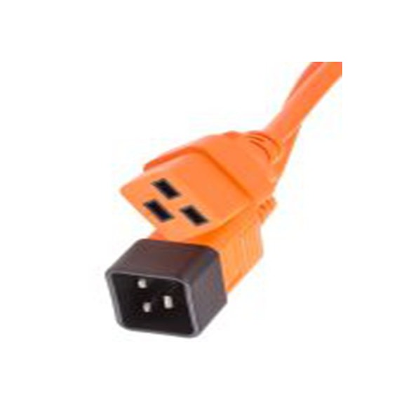 RS PRO,137-3370,1.5 m 电源线, 250 V, 直向转直 聚氯乙烯, 橙色, 符合ENEC标准
