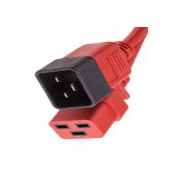 RS PRO,137-3378,1 m 电源线, 250 V, 直向转直 聚氯乙烯, 红色, 符合ENEC标准