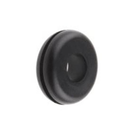 RS PRO,136-7023,电缆垫圈  黑色 聚氯乙烯 电缆垫圈, 7 mm最大电缆直径, PLIO系列, 14 mm面板孔径