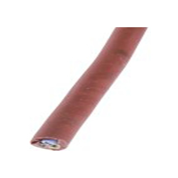 RS PRO,136-8185,RS PRO 三芯电力电缆, 0.75 mm², 300 V，500 V, 棕色/红色聚硅酮护套