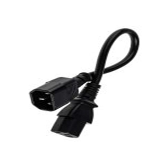 RS PRO,137-3334,300 mm 电源线, 250 V, 直向转直 聚氯乙烯, 黑色, 符合ENEC标准