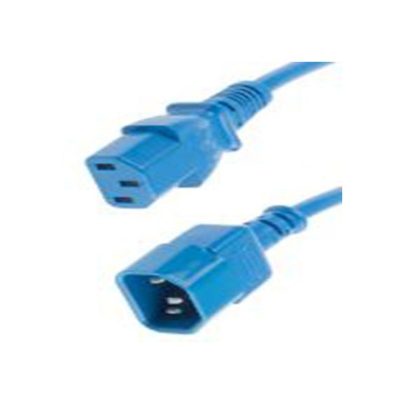 RS PRO,137-3340,1.5 m 电源线, 250 V, 直向转直 聚氯乙烯, 蓝色, 符合ENEC标准