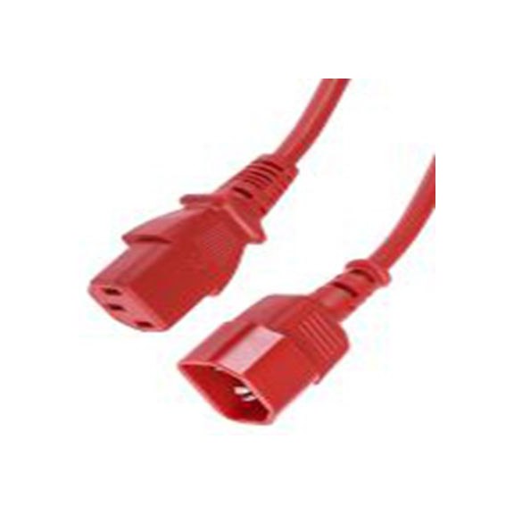 RS PRO,137-3342,1 m 电源线, 250 V, 直向转直 聚氯乙烯, 红色, 符合ENEC标准