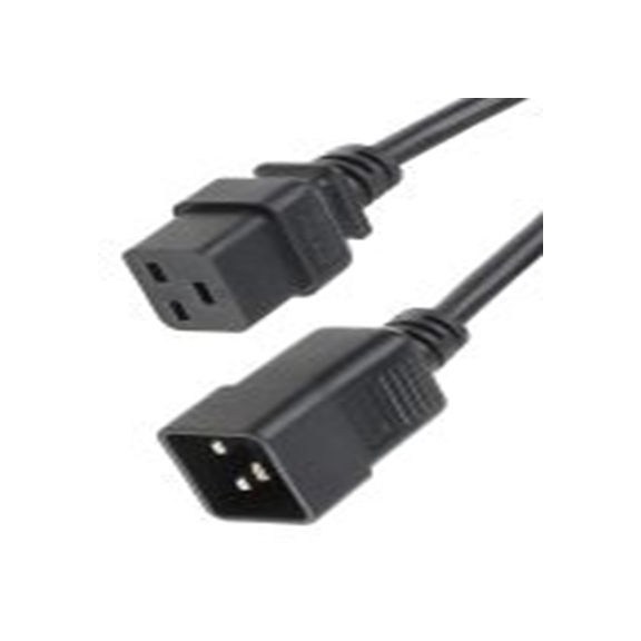 RS PRO,137-3355,500 mm 电源线, 250 V, 直向转直 聚氯乙烯, 黑色, 符合ENEC标准