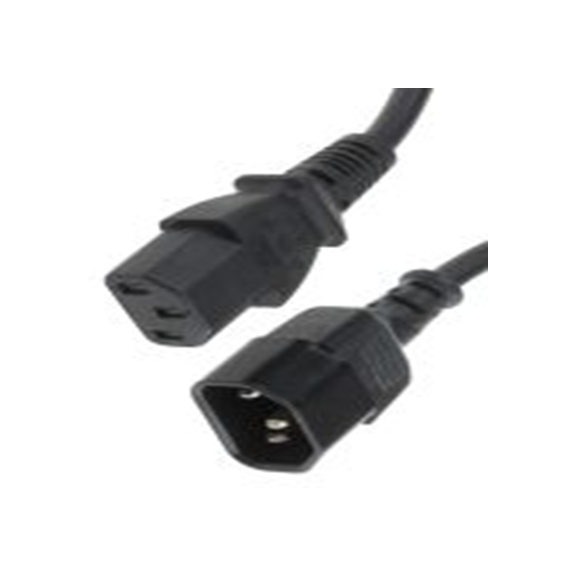 RS PRO,137-3379,500 mm 电源线, 250 V, 直向转直 低烟，无卤, 黑色, 符合ENEC标准