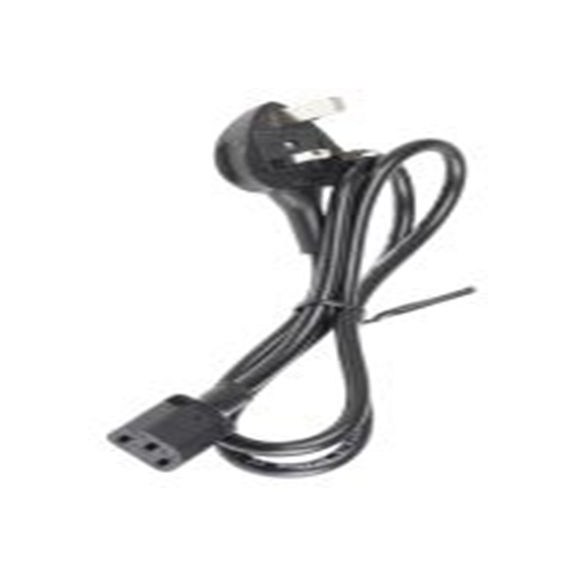 RS PRO,146-9108,5 m 电源线, 250 V, 直向转BS1363 聚氯乙烯, 黑色, 符合EN 50525-2-11, EN 60320-1, IEC 60320-1标准