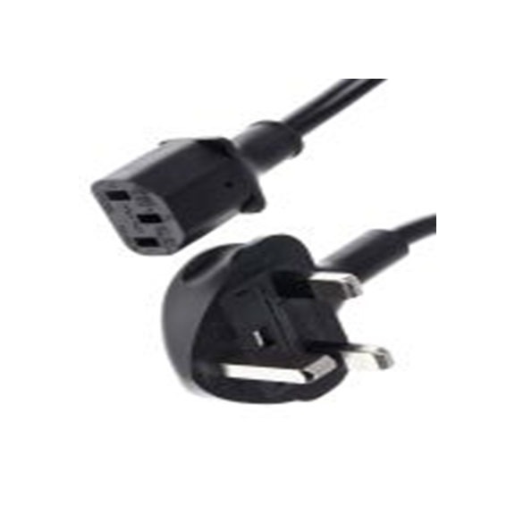 RS PRO,146-9109,5 m 电源线, 250 V, IEC C13转BS1363 聚氯乙烯, 黑色, 符合EN 50525-2-11, EN 60320-1, IEC 60320-1标准