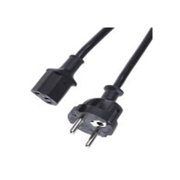 RS PRO,146-9120,5 m 电源线, 250 V, IEC C13转CEE 7/7 聚氯乙烯, 黑色, 符合EN 50525-2-11, EN 60320-1, IEC 60320-1, 