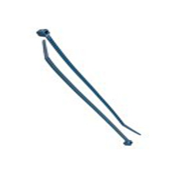 RS PRO,172-1765,金属可检测尼龙 电缆扎带, 金属可检测, UL94HB, 蓝色, 203 mm长x4.6 mm宽, 150N拉伸强度