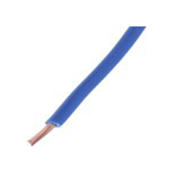 RS PRO,180-5922,蓝色 架空电缆, 0.75 mm², 100 m长 24/0.2 mm, 20 AWG, 1 kV dc, 1 V ac, 600 kV, 600 V ac, 最高10