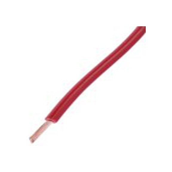 RS PRO,180-5926,红色 圆形 架空电缆, 0.75 mm², 100 m长 24/0.2 mm, 20 AWG 聚氯乙烯, 1 kV dc, 最高105 °C, Tri-Rated系列