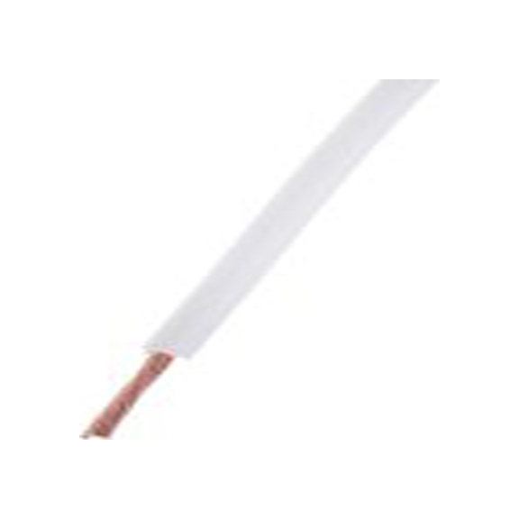 RS PRO,180-5937,白色 满足三项国际标准 满足三项国际标准 架空电缆, 1 mm², 100 m长 32/0.2 mm, 18 AWG 聚氯乙烯, 1 kV dc, 1 V ac, 60