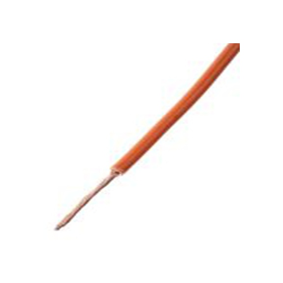 RS PRO,180-5940,橙色 满足三项国际标准 满足三项国际标准 三级电缆, 1 mm², 100 m长 32/0.2 mm, 18 AWG 聚氯乙烯, 聚氯乙烯, 1 kV dc, 1 V 