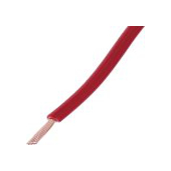 RS PRO,180-5950,红色 圆形 架空电缆, 1.5 mm², 100 m长 30/0.25 mm, 16 AWG 聚氯乙烯, 1 kV dc, 最高105 °C, Tri-Rated系列