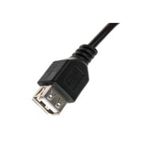 RS PRO,182-8488,RS PRO , USB A 型 公转USB A 型 母插, 1 m长, USB 2.0, 黑色