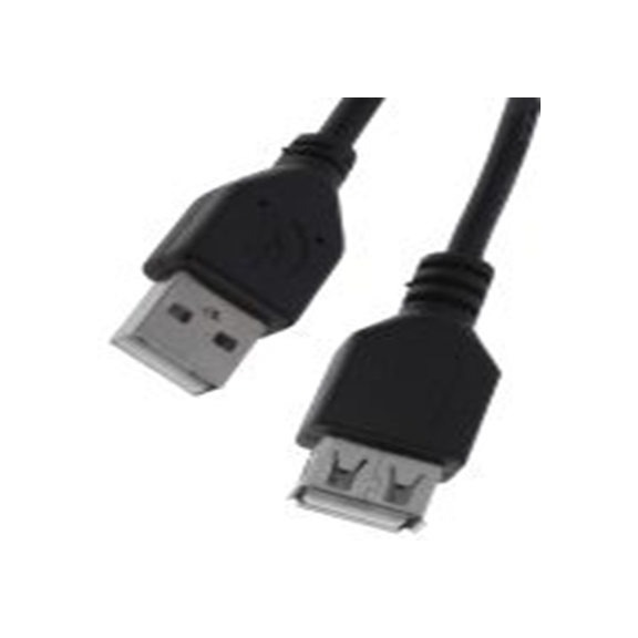 RS PRO,182-8489,RS PRO , USB A 型 公转USB A 型 母插, 5 m长, USB 2.0, 黑色
