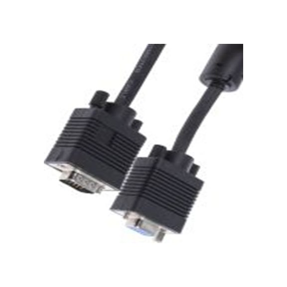 RS PRO,182-8538,RS PRO VGA线, 公 VGA转母插 VGA, 2 m长, 黑色, 200 V dc额定电压, 符合EN标准, CDEX系列