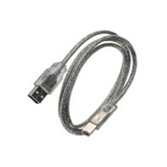 RS PRO,182-8548,RS PRO , USB A 型 公转USB B 公, 1 m长, USB 2.0, 透明