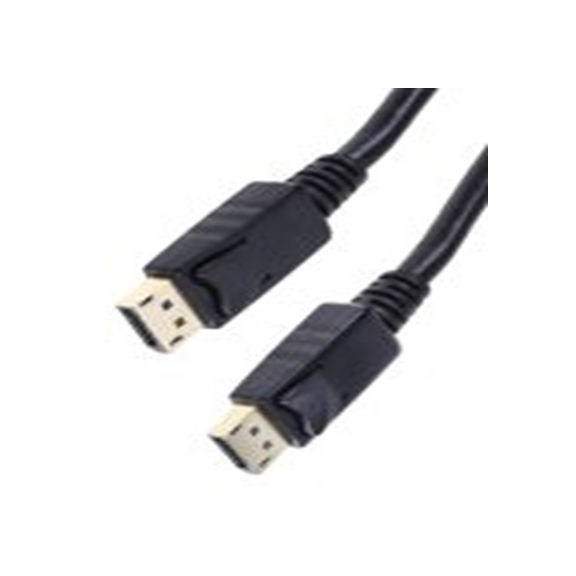 RS PRO,182-8554,RS PRO DP线, 3 m长, 屏接口 公转屏接口 公, 黑色 聚氯乙烯护套